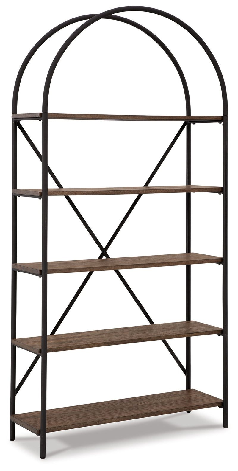 Galtbury - Bookcase - Brown / Black - R&R Furniture Gallery (Fountain Valley, CA)