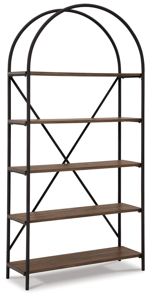 Galtbury - Bookcase - Brown / Black - R&R Furniture Gallery (Fountain Valley, CA)