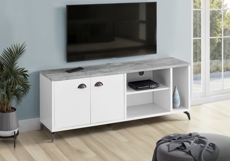 TV Stand, Console, Media Entertainment Center, Storage Cabinet, Contemporary & Modern - R&R Furniture Gallery (Fountain Valley, CA)