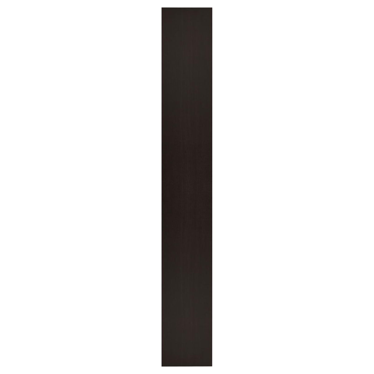 Rectangular Bookcase Tall Slim Storage With 9 Shelves - Brown
