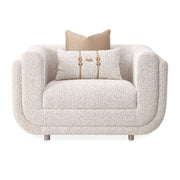 Savannah Breeze - Matching Chair - Cashmere / Gold - R&R Furniture Gallery (Fountain Valley, CA)