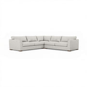 Classic Home Bryson 3-piece ElPaso stationary sectional sofa with plush cushions and modern design, shown in a cozy living room setting.