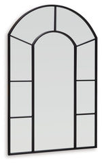 Evengton - Accent Mirror - Black - R&R Furniture Gallery (Fountain Valley, CA)