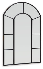 Evengton - Accent Mirror - Black - R&R Furniture Gallery (Fountain Valley, CA)