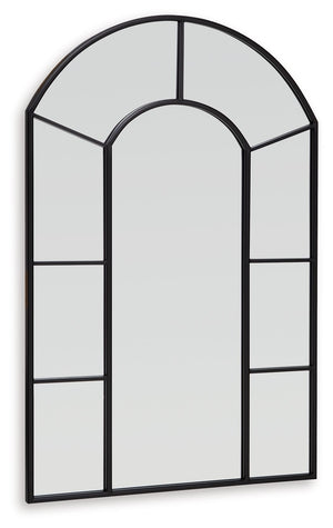 Evengton - Accent Mirror - Black - R&R Furniture Gallery (Fountain Valley, CA)