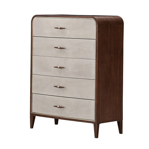 Houston - 5-Drawer Chest - Walnut - R&R Furniture Gallery (Fountain Valley, CA)