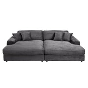 Hilde - Sectional Sofa With 4 Pillows - R&R Furniture Gallery (Fountain Valley, CA)