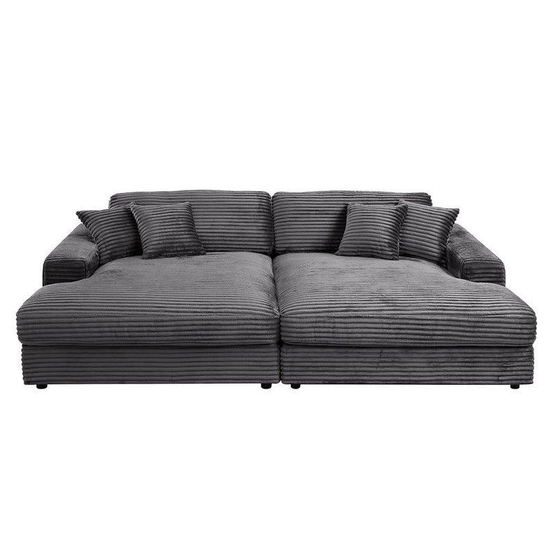 Hilde - Sectional Sofa With 4 Pillows - R&R Furniture Gallery (Fountain Valley, CA)