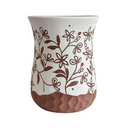 Ceramic Indoor / Outdoor Table - Carved Terracotta - R&R Furniture Gallery (Fountain Valley, CA)
