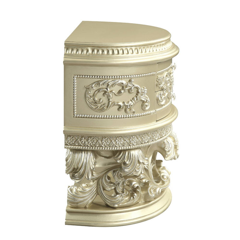 Vatican - Nightstand - Champagne Silver - R&R Furniture Gallery (Fountain Valley, CA)