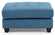 Contemporary upholstered ottoman by Glory Furniture with a sleek, modern design and plush fabric for stylish home seating.