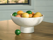 Dallinworth - Bowl - White / Black - R&R Furniture Gallery (Fountain Valley, CA)