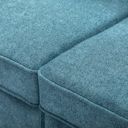 Modern Fabric Sofa With Cushions, Sleek Arm Design - R&R Furniture Gallery (Fountain Valley, CA)