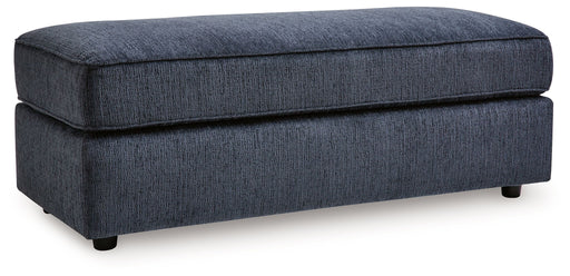 Albar Place - Oversized Accent Ottoman - Cobalt - R&R Furniture Gallery (Fountain Valley, CA)
