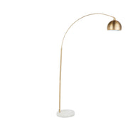 Lumi Source March contemporary floor lamp with sleek design and adjustable arm in a modern living room setting.