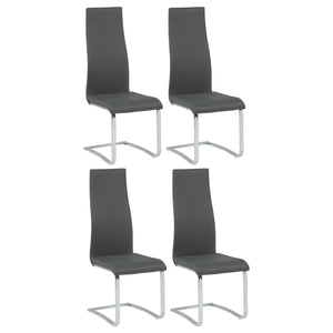 Montclair Upholstered Dining Side Chair Grey (Set of 4)