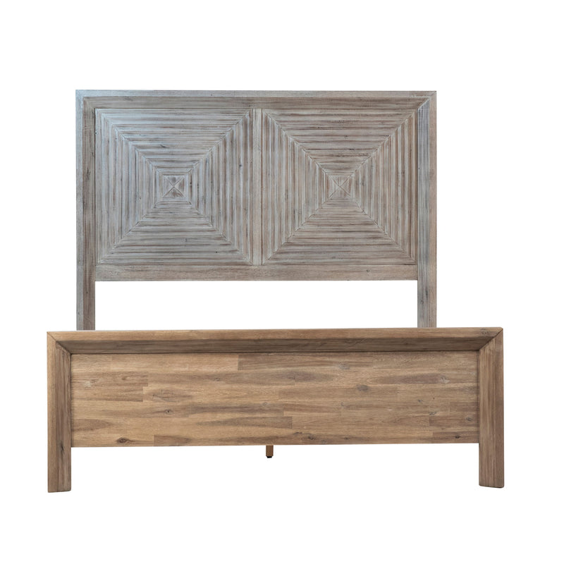 Bern - Queen Bed - Antique Light Gray Wash