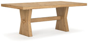 Galliden - Rectangular Dining Room Table - Light Brown - R&R Furniture Gallery (Fountain Valley, CA)