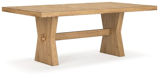 Galliden - Rectangular Dining Room Table - Light Brown - R&R Furniture Gallery (Fountain Valley, CA)