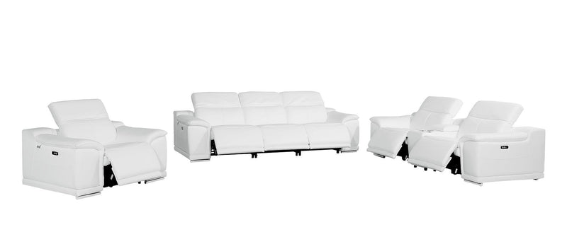 9762 - 7-Piece Modular Power Reclining Sofa, Loveseat And Chair Set With 6 Power Recliners In