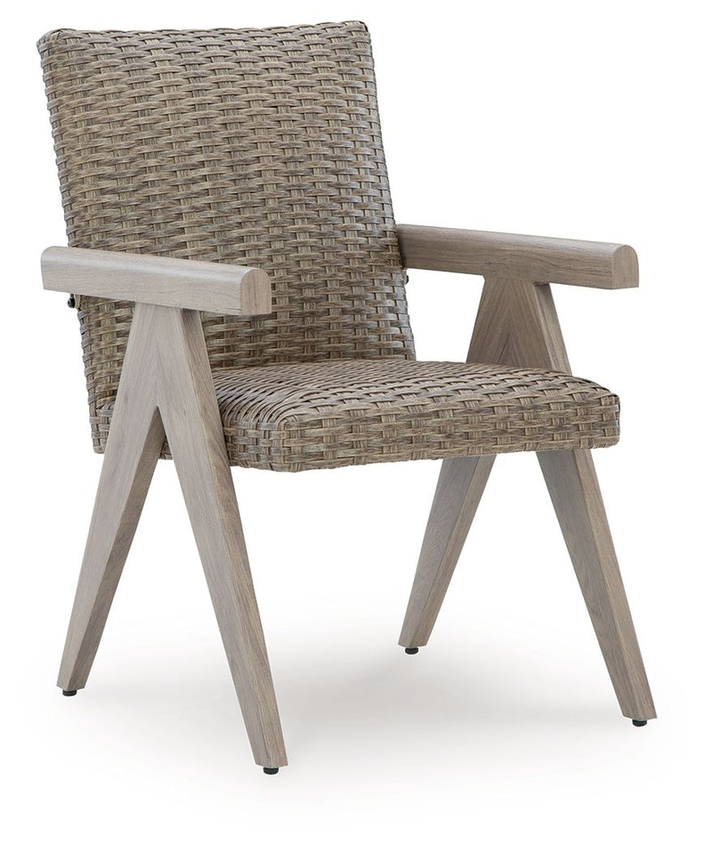 Cliff Trails - Arm Chair (Set of 2) - Beige - R&R Furniture Gallery (Fountain Valley, CA)