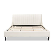 Aspen - Vertical Tufted Modern Headboard Platform Bed Set - R&R Furniture Gallery (Fountain Valley, CA)