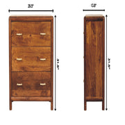 Regency - 3 Drawer Chest - Brown - R&R Furniture Gallery (Fountain Valley, CA)