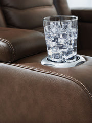 High Impact - Power Recliner / Adj Headrest - Tobacco - R&R Furniture Gallery (Fountain Valley, CA)
