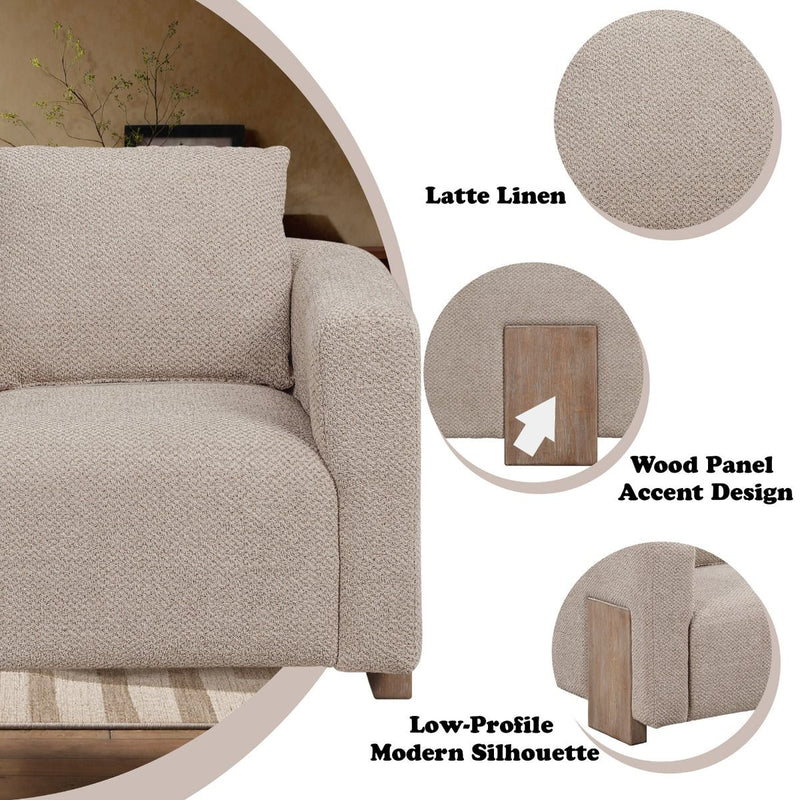 Tryne - Accent Chair - Latte