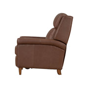 Parker Living Northfield Power Cordless High Leg Recliner in a modern fabric, featuring a high back and plush cushioning.