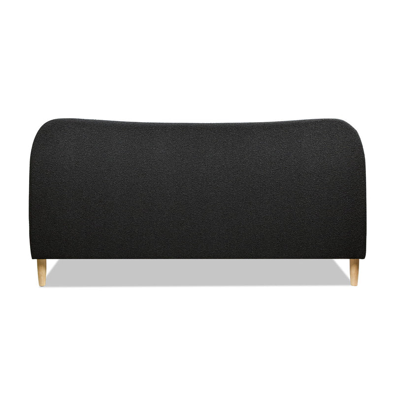 Roman - Curved Headboard Upholstered Platform Bed - R&R Furniture Gallery (Fountain Valley, CA)