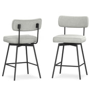 Giselle - Swivel Counter Height Stool (Set of 2) - R&R Furniture Gallery (Fountain Valley, CA)