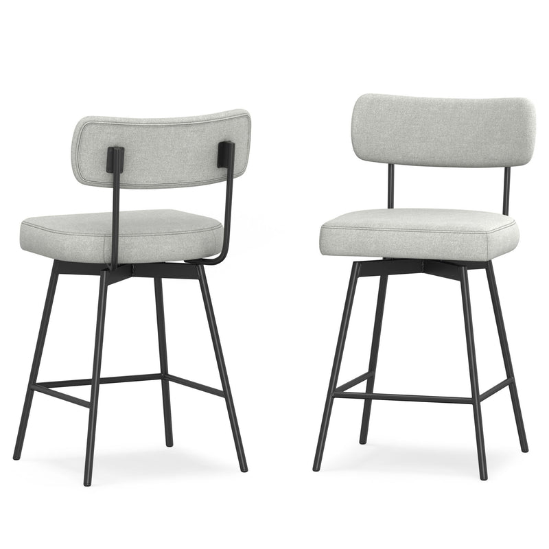 Giselle - Swivel Counter Height Stool (Set of 2) - R&R Furniture Gallery (Fountain Valley, CA)