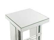 Noralie - 16" Accent Table - Mirrored & Faux Diamonds - R&R Furniture Gallery (Fountain Valley, CA)