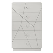 Esther - Chest - White / Silver - R&R Furniture Gallery (Fountain Valley, CA)