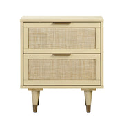 TOV Furniture Sierra accent nightstand with a sleek wooden finish and modern design, ideal for bedroom decor.