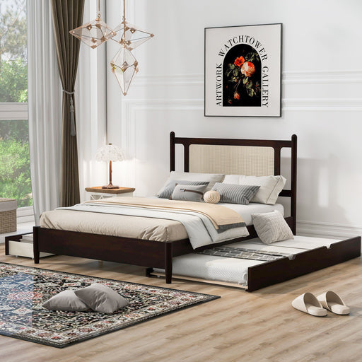Platform Bed With 2 Big Drawers & Trundle - R&R Furniture Gallery (Fountain Valley, CA)