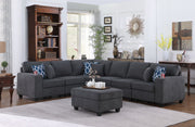 Cooper - Sectional Sofa With Ottoman And Cupholder - R&R Furniture Gallery (Fountain Valley, CA)