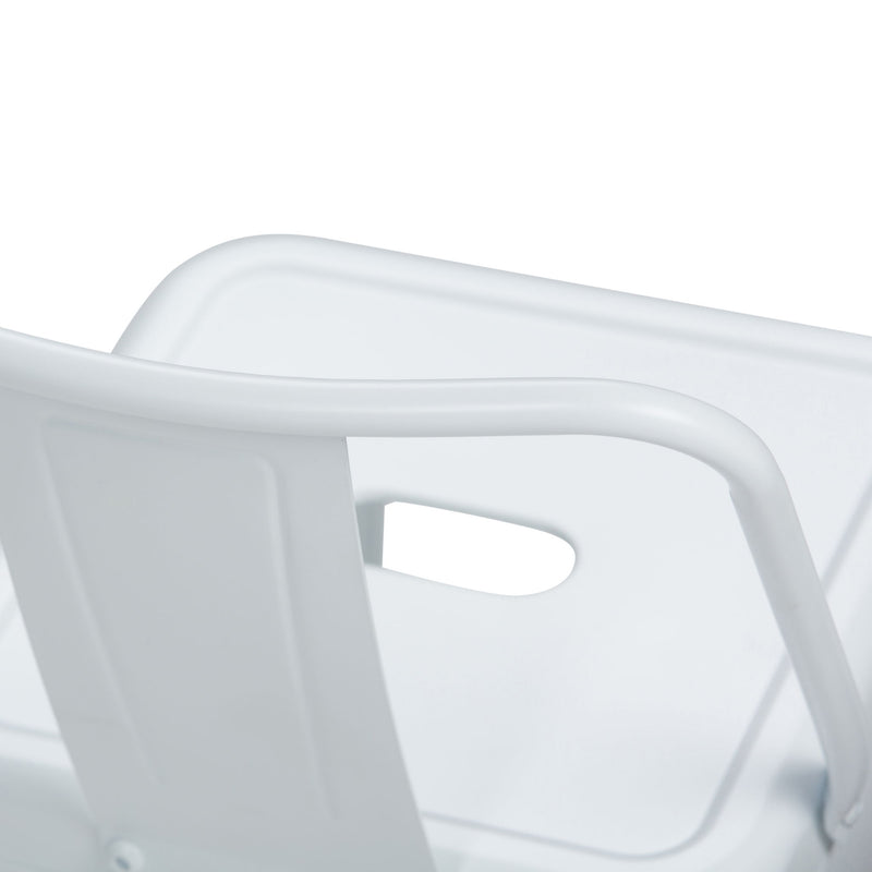 Rayne - Curved Back Metal Stool (Set of 2) - R&R Furniture Gallery (Fountain Valley, CA)
