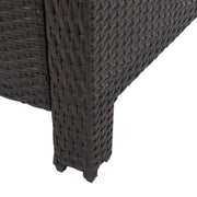 Antibes - 4 Pieces Wicker Chat Set - Brown / Beige - R&R Furniture Gallery (Fountain Valley, CA)