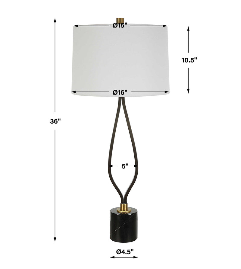 Separate - Paths Iron Table Lamp - Dark Gray