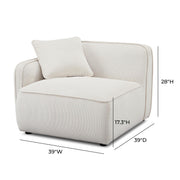 Travie - LAF Corner Chair - R&R Furniture Gallery (Fountain Valley, CA)