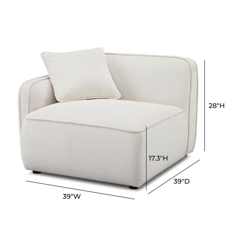 Travie - LAF Corner Chair - R&R Furniture Gallery (Fountain Valley, CA)