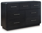 Rowanbeck - Dresser - Black - R&R Furniture Gallery (Fountain Valley, CA)