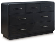 Rowanbeck - Dresser - Black - R&R Furniture Gallery (Fountain Valley, CA)