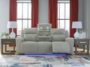 Forest Lake - Power Reclining Sofa With Adj Headrest - R&R Furniture Gallery (Fountain Valley, CA)