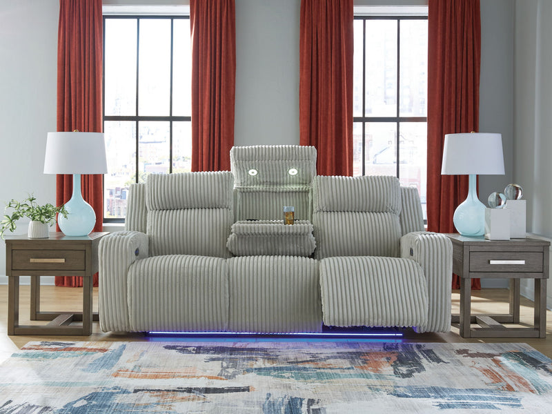 Forest Lake - Power Reclining Sofa With Adj Headrest - R&R Furniture Gallery (Fountain Valley, CA)