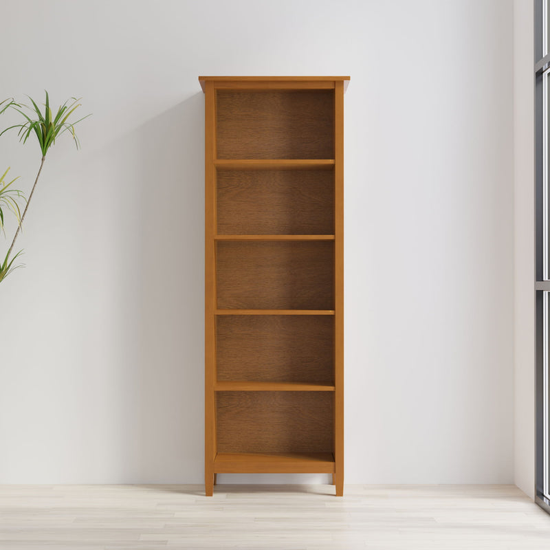 Warm Shaker - 5 Shelf Bookcase - R&R Furniture Gallery (Fountain Valley, CA)