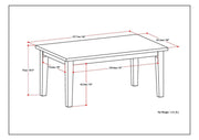 Eastwood - Handcrafted Dining Table - R&R Furniture Gallery (Fountain Valley, CA)