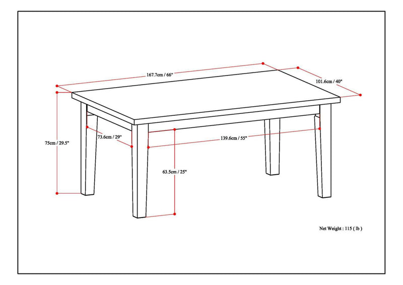 Eastwood - Handcrafted Dining Table - R&R Furniture Gallery (Fountain Valley, CA)